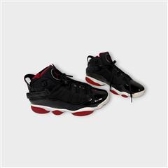 Jordan 6 Rings Bred - 322992-062 Black/Varsity Red-White Size 8.5